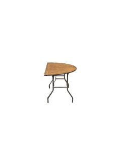 60" Half Round Table