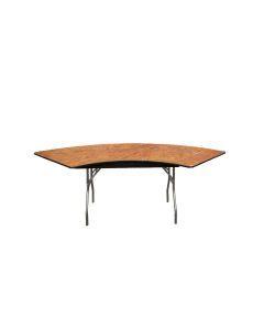 8 Foot Serpentine Table