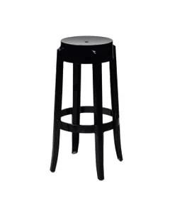Black Poly Barstool