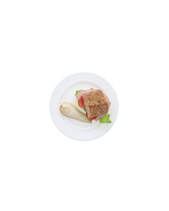Bone Rim Luncheon Plate