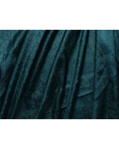 Teal Liquid Velvet 120" Round Table Linen