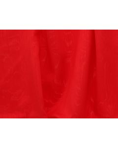Red Shantung 90" x 132" Rectangular Table Linen