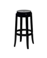 Black Poly Barstool