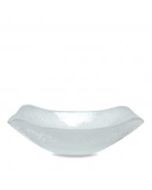 12" Square Glass Coupe Bowl 