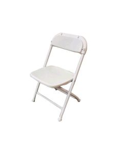 White Folding Childrens Chair