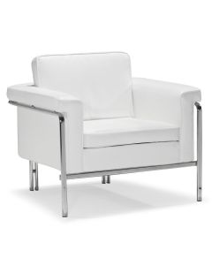 White Club Chair