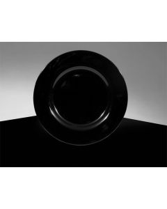 Black Glass Charger Plate