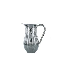 Hammered Stainless Pitcher 64 oz