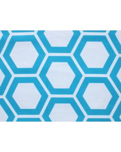 Turquoise Honeycomb 120" Round Table Linen
