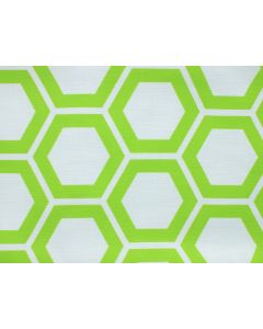 Lime Green Honeycomb 120" Round Table Linen