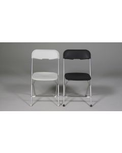 White Alloy Folding Chair