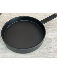 12" Round Black Melamine Pan