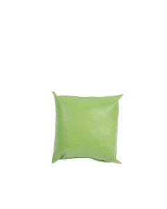 Lime Leather Pillow