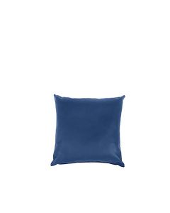 Navy Leather Pillow
