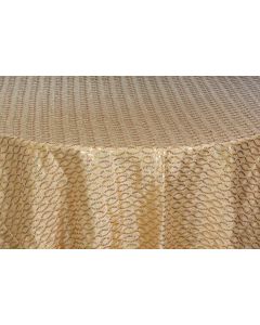 Gold Sequin 84" x 84" Square Table Linen