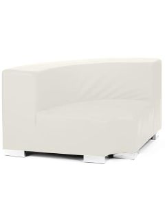 White Inside Round Sofa Section