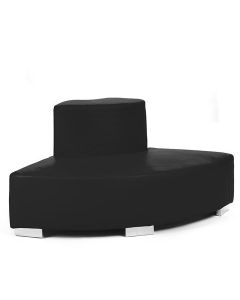 Black Outside Round Sofa Section