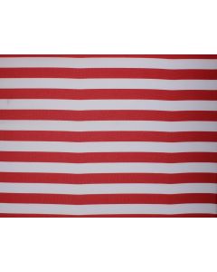 Red Stripe 72" x 72" Square Table Linen