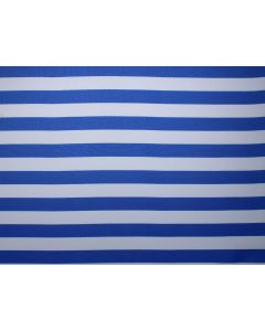 Royal Blue Stripe 72" x 72" Square Table Linen