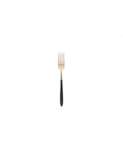Brush Gold/Black Velo Dinner Fork