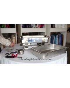 Chafer Rectangular Stainless 