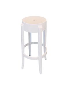 White Poly Barstool