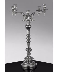 24.5" Chrome Candelabra - 5 arm