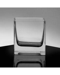 Clear Glass Square Votive