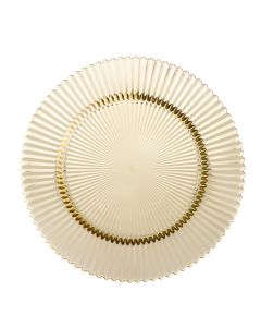 Ginger Emma Glass Charger Plate