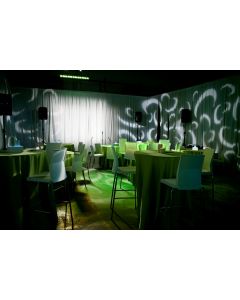 White Premier Curtain Backdrop 12 foot height - price per foot