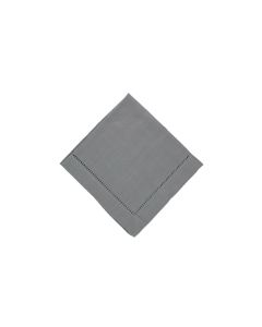 Grey Hemstitch Dinner Napkin