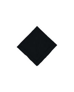 Black Hemstitch Dinner Napkin