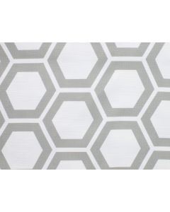 Grey Honeycomb 120" Round Table Linen