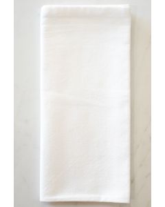 White Cotton Dinner Napkin