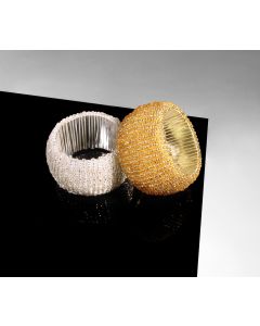 Silver Bead Napkin Ring
