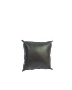 Black Leather Pillow