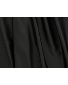 Black Satin 132" Round Table Linen