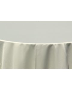 Ivory Satin 132" Round Table Linen