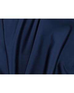 Navy Blue Satin 132" Round Table Linen