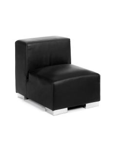 Black Middle Sofa Section