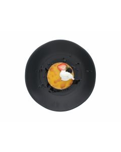 Black Stoneware Dinner Plate