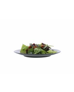 Black Stoneware Dessert Plate