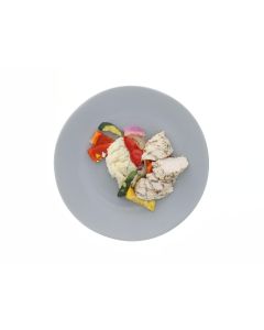 Grey Stoneware Dinner Plate