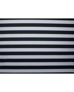 Black Stripe 72" x 72" Square Table Linen