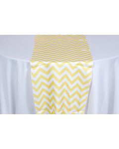 Yellow Chevron 18" x 108" Runner