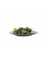 Black Stoneware Dessert Plate