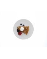 Linen Stoneware Dessert Plate