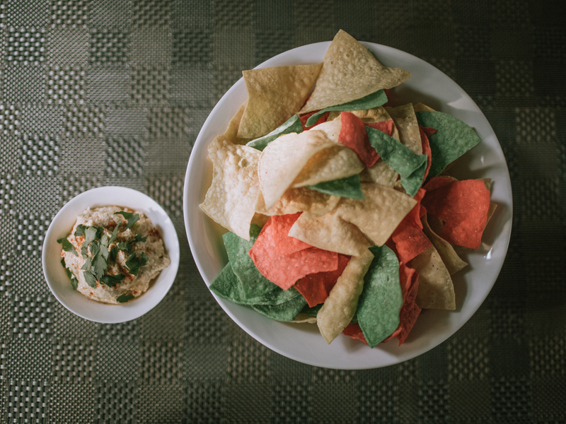 Serving Hummus