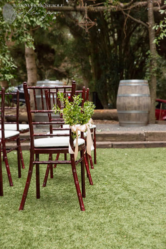 Photo by Jean-Marcus Strole Photography: Walnut Chivari Chairs 