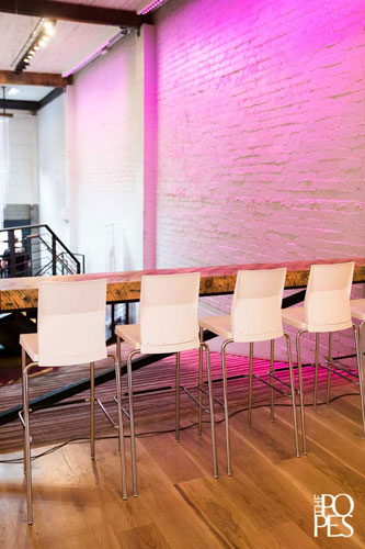 Photo by The Popes Photographers: White Milano Barstools